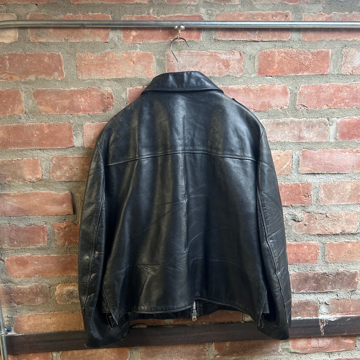 80’s Black Leather Jacket