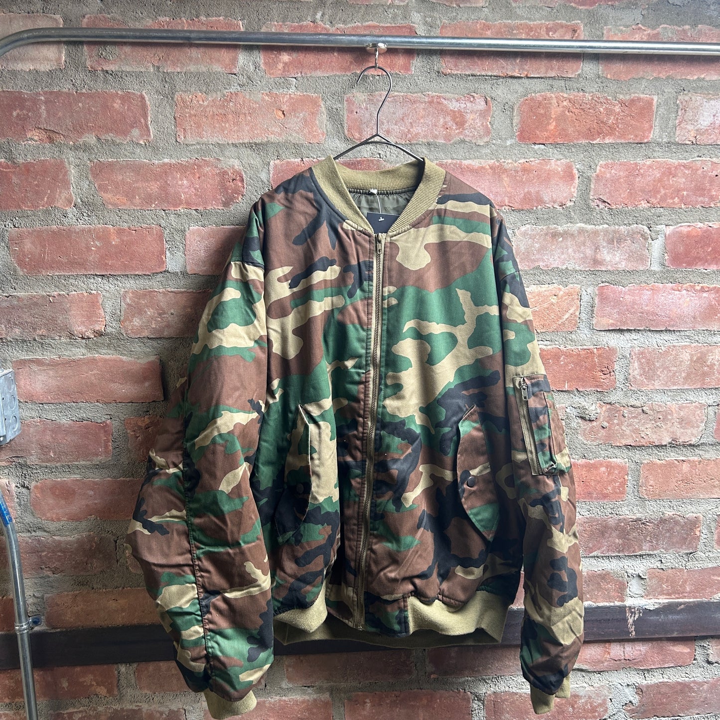 Woodland Camo Bomber