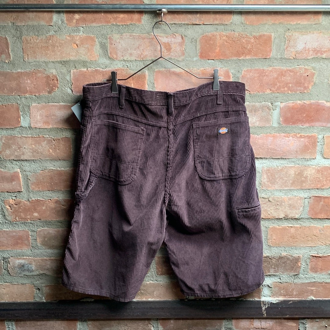 90s Dark Brown Corduroy Shorts