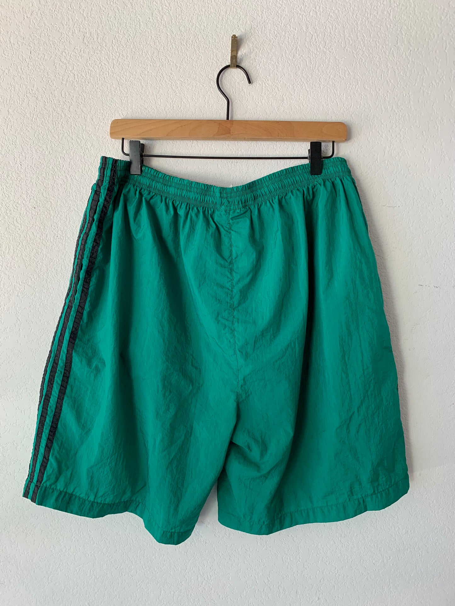 90's Green Athletic Shorts