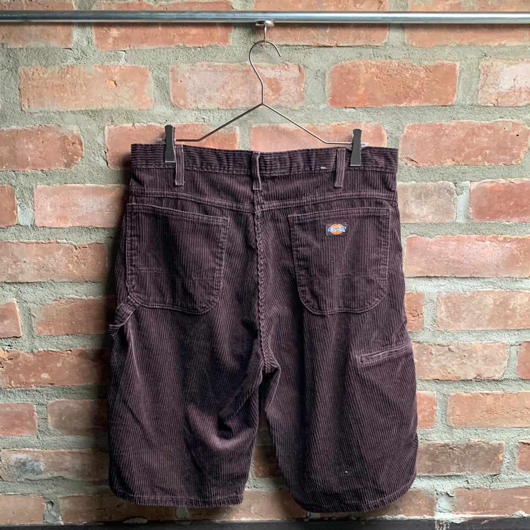 90s Dark Brown Corduroy Shorts