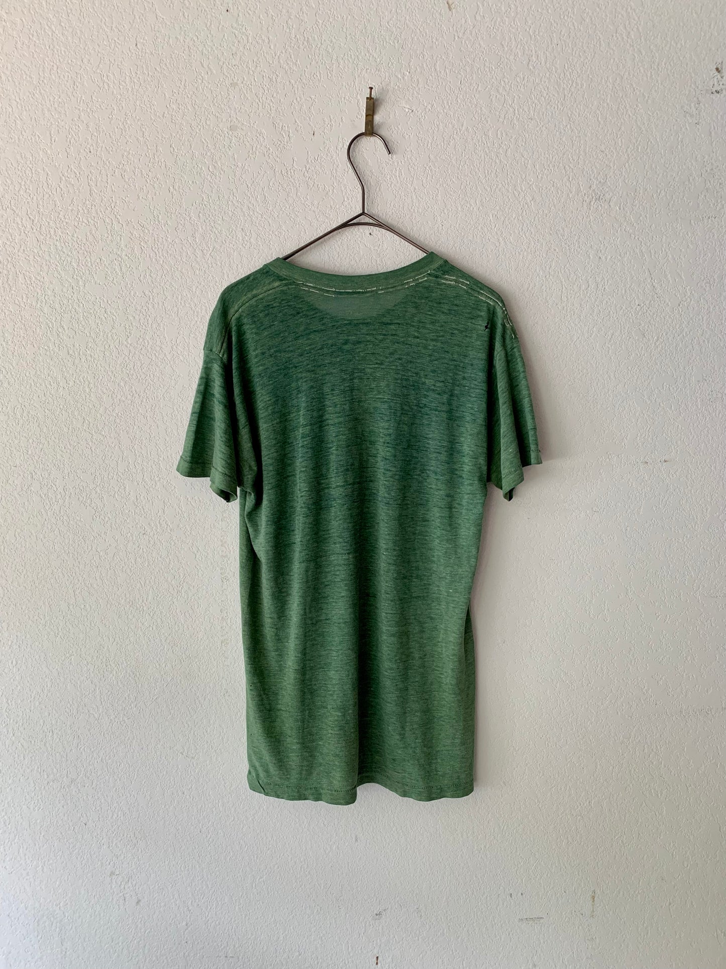 80's Green Distressed Pocket T-Shirt
