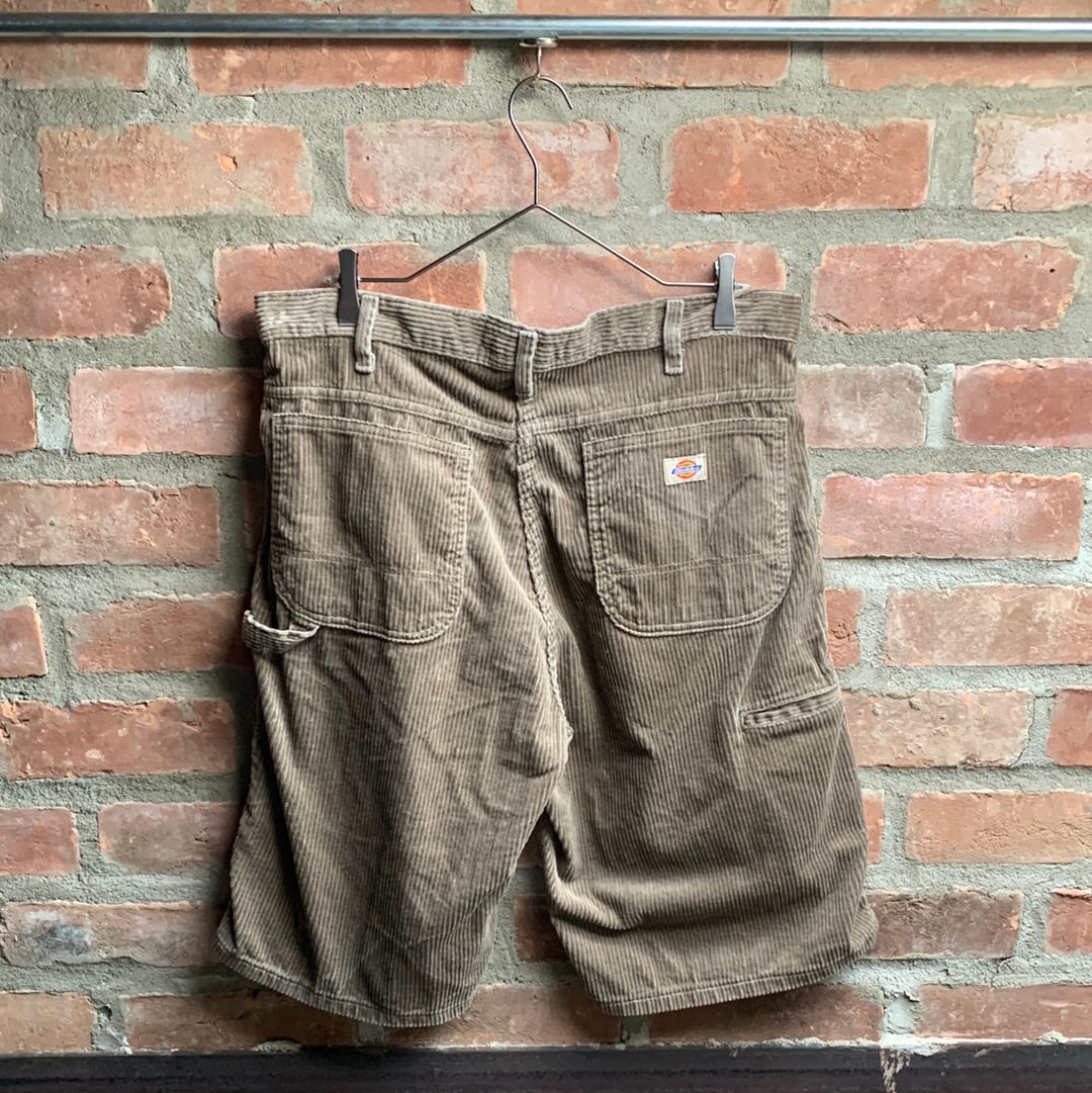 90s Light Brown Dickies Corduroy Shorts