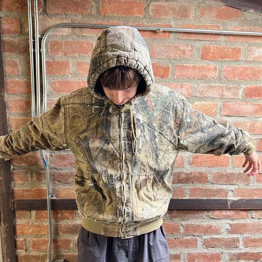Real Tree Hooded Work Jacket