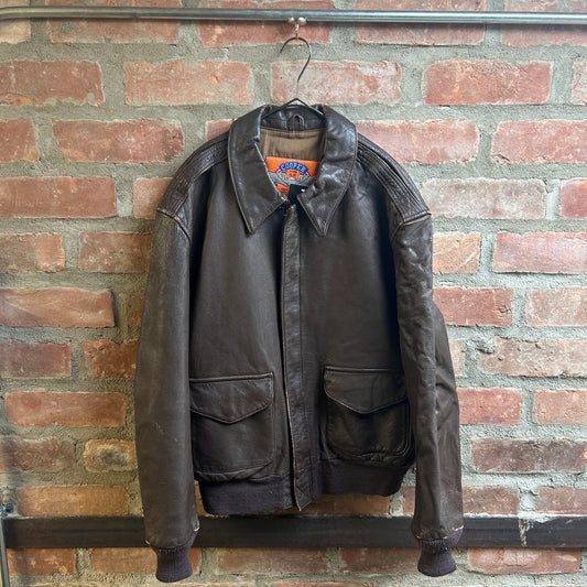 90’s Leather Air Force Jacket