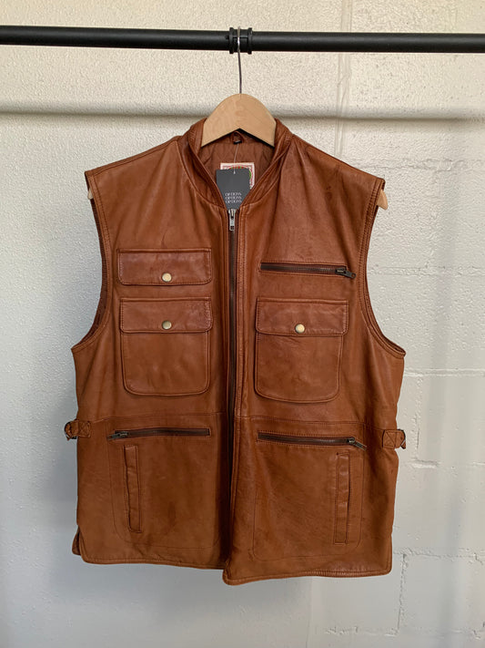 Banana Republic Leather Vest