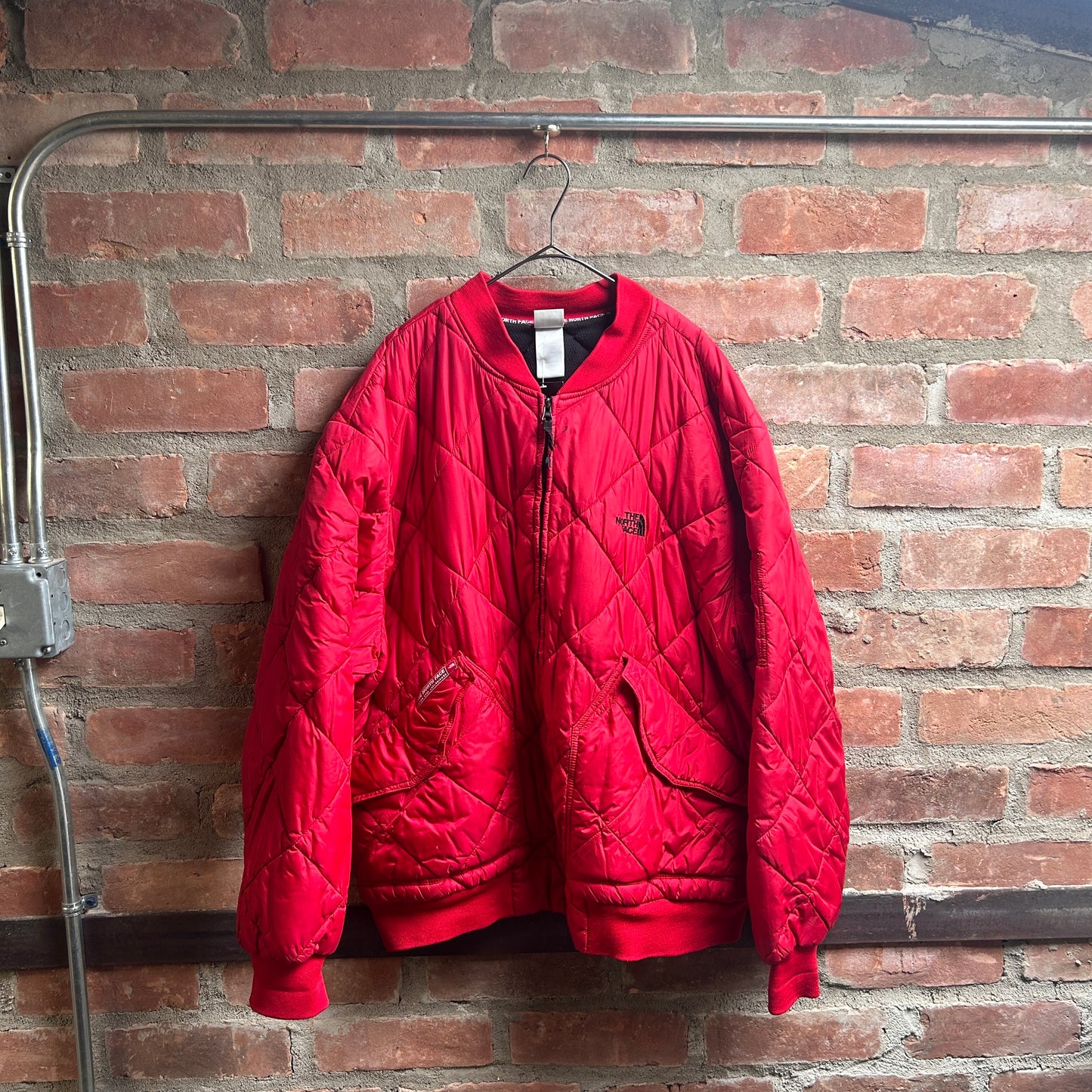 North Face Quilted Bomber Jacket